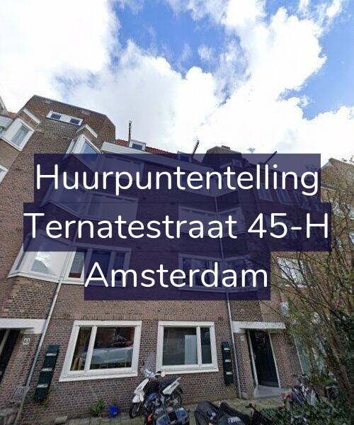 Foto gevel Huurpuntentelling voor Ternatestraat 45-H, Amsterdam