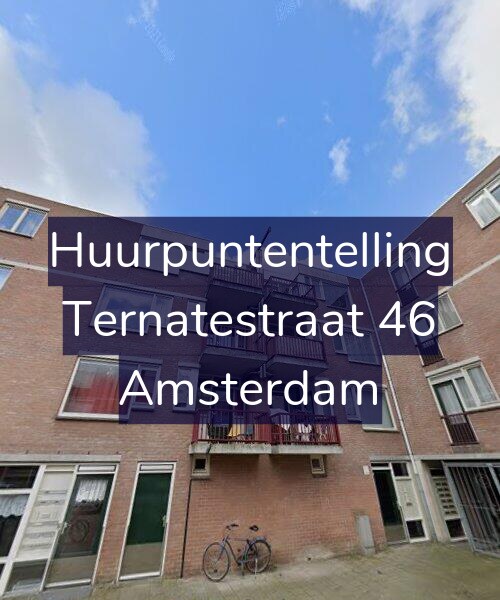 Foto gevel Huurpuntentelling voor Ternatestraat 46, Amsterdam