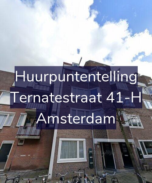 Foto gevel Huurpuntentelling voor Ternatestraat 41-H, Amsterdam