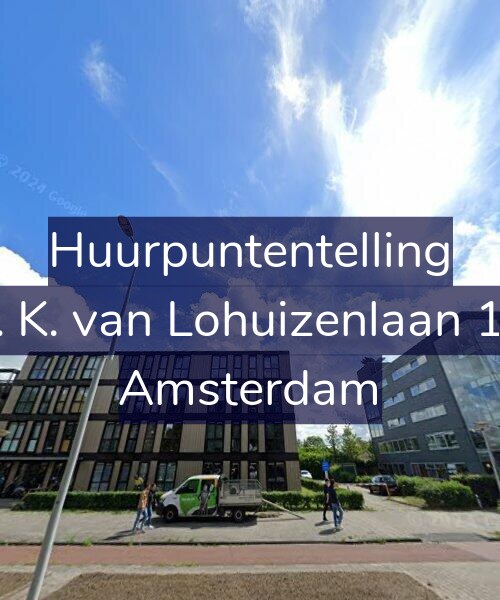 Foto gevel Huurpuntentelling voor Th. K. van Lohuizenlaan 112, Amsterdam