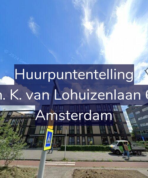 Foto gevel Huurpuntentelling voor Th. K. van Lohuizenlaan 64, Amsterdam