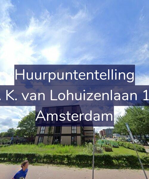 Foto gevel Huurpuntentelling voor Th. K. van Lohuizenlaan 130, Amsterdam