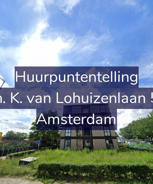 Foto gevel Huurpuntentelling voor Th. K. van Lohuizenlaan 52, Amsterdam