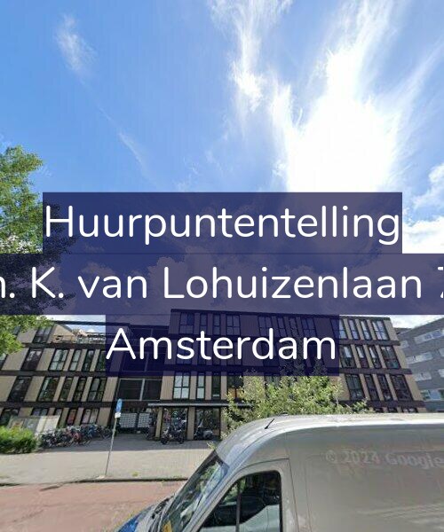 Foto gevel Huurpuntentelling voor Th. K. van Lohuizenlaan 78, Amsterdam