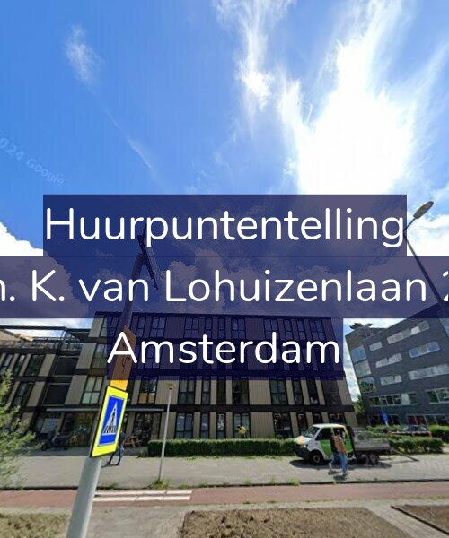 Foto gevel Huurpuntentelling voor Th. K. van Lohuizenlaan 28, Amsterdam