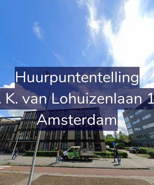 Foto gevel Huurpuntentelling voor Th. K. van Lohuizenlaan 116, Amsterdam
