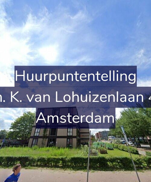 Foto gevel Huurpuntentelling voor Th. K. van Lohuizenlaan 48, Amsterdam