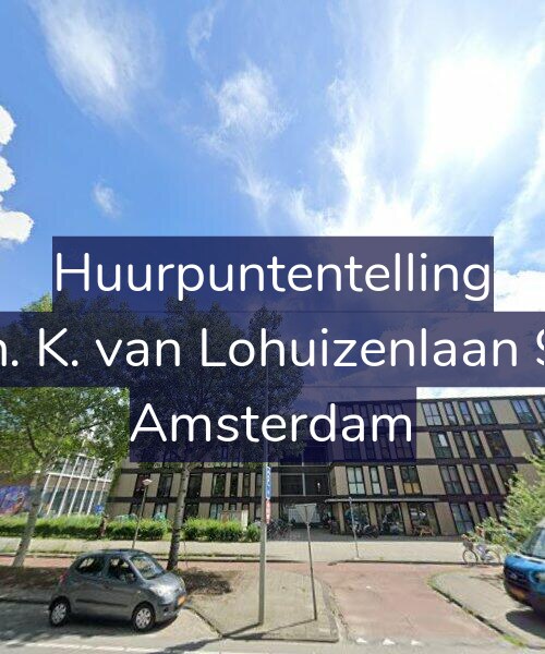 Foto gevel Huurpuntentelling voor Th. K. van Lohuizenlaan 98, Amsterdam