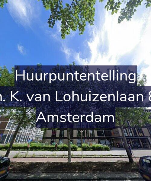Foto gevel Huurpuntentelling voor Th. K. van Lohuizenlaan 86, Amsterdam