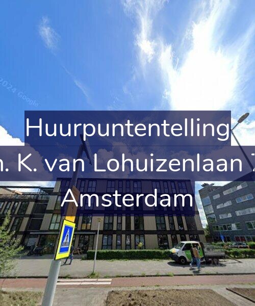 Foto gevel Huurpuntentelling voor Th. K. van Lohuizenlaan 74, Amsterdam
