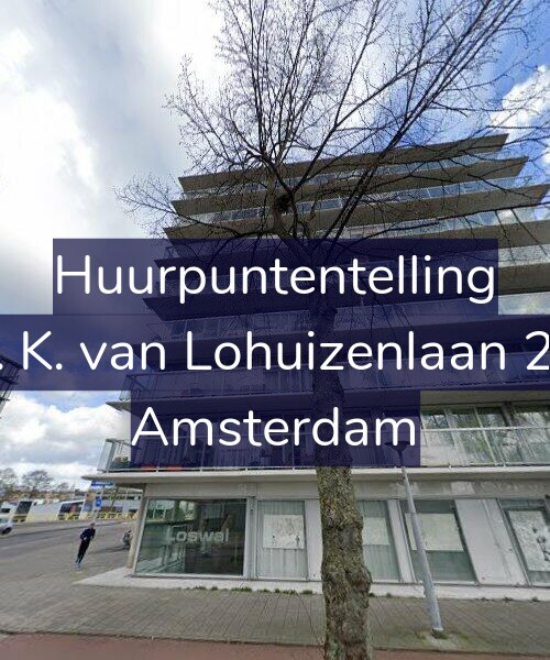 Foto gevel Huurpuntentelling voor Th. K. van Lohuizenlaan 278, Amsterdam