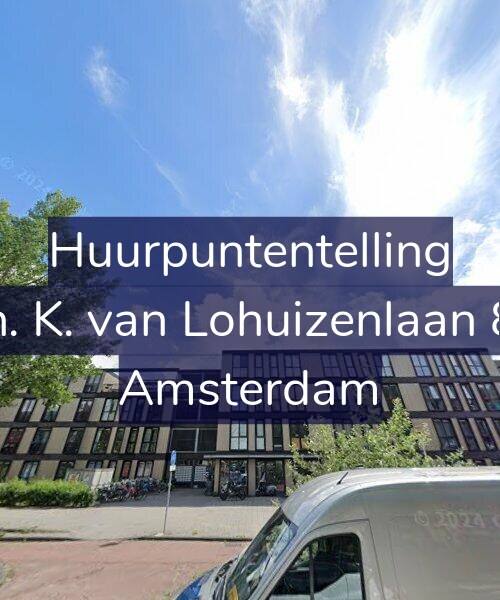 Foto gevel Huurpuntentelling voor Th. K. van Lohuizenlaan 80, Amsterdam
