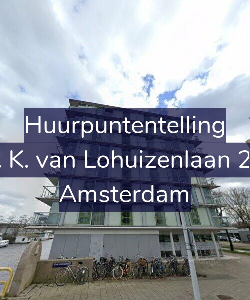 Foto gevel Huurpuntentelling voor Th. K. van Lohuizenlaan 222, Amsterdam