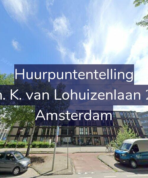 Foto gevel Huurpuntentelling voor Th. K. van Lohuizenlaan 22, Amsterdam