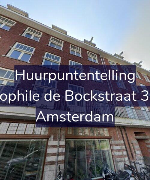 Foto gevel Huurpuntentelling voor Theophile de Bockstraat 3-A2, Amsterdam