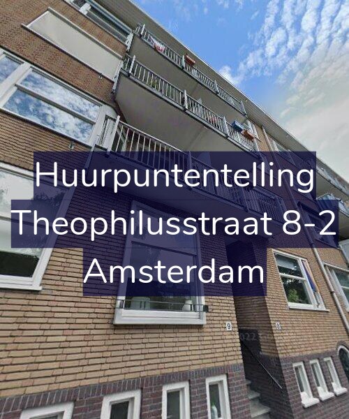 Foto gevel Huurpuntentelling voor Theophilusstraat 8-2, Amsterdam