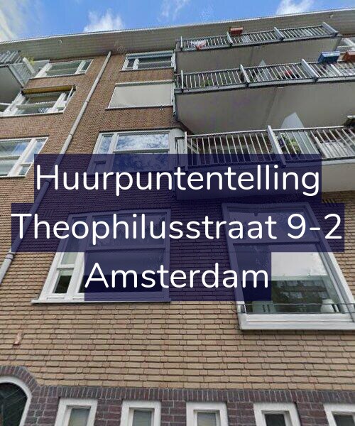 Foto gevel Huurpuntentelling voor Theophilusstraat 9-2, Amsterdam