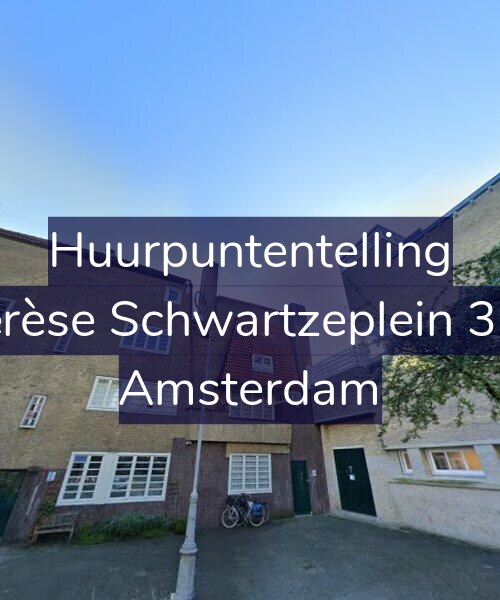 Foto gevel Huurpuntentelling voor Thérèse Schwartzeplein 33-B, Amsterdam