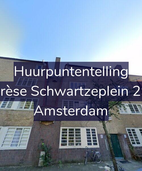 Foto gevel Huurpuntentelling voor Thérèse Schwartzeplein 29-A, Amsterdam