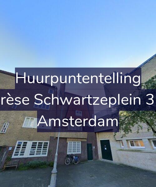 Foto gevel Huurpuntentelling voor Thérèse Schwartzeplein 33-A, Amsterdam