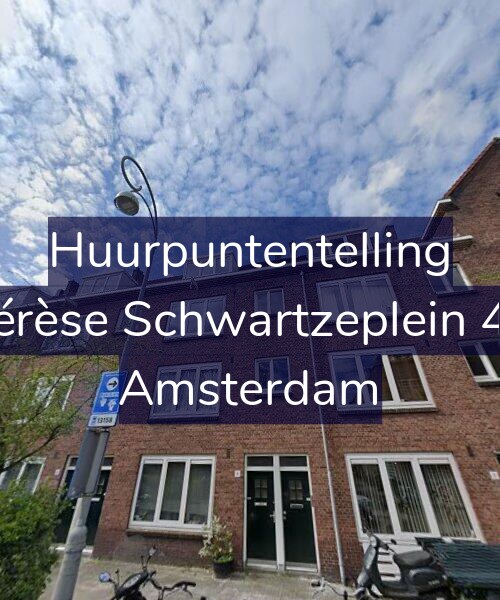 Foto gevel Huurpuntentelling voor Thérèse Schwartzeplein 4-H, Amsterdam