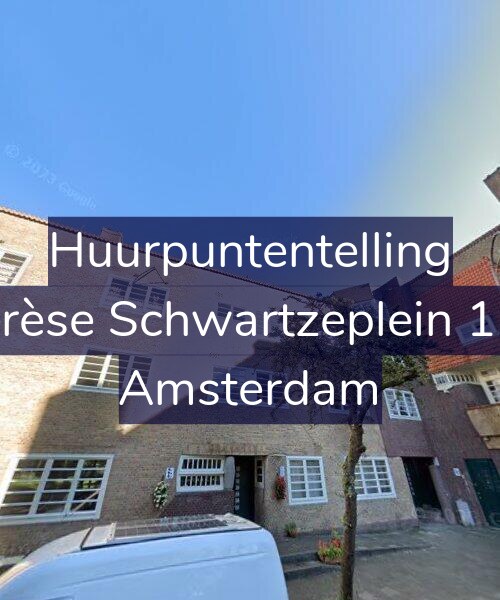 Foto gevel Huurpuntentelling voor Thérèse Schwartzeplein 11-A, Amsterdam