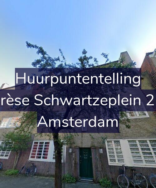 Foto gevel Huurpuntentelling voor Thérèse Schwartzeplein 21-A, Amsterdam