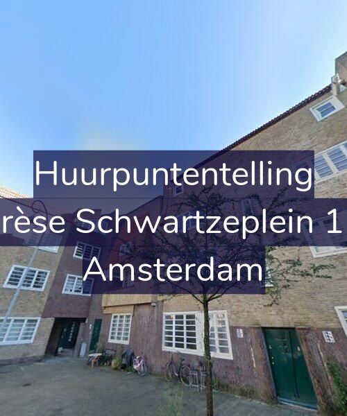 Foto gevel Huurpuntentelling voor Thérèse Schwartzeplein 15-A, Amsterdam