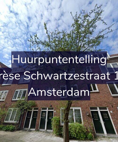 Foto gevel Huurpuntentelling voor Thérèse Schwartzestraat 16-1, Amsterdam