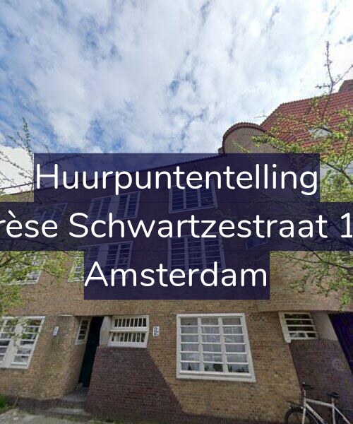 Foto gevel Huurpuntentelling voor Thérèse Schwartzestraat 11-A, Amsterdam