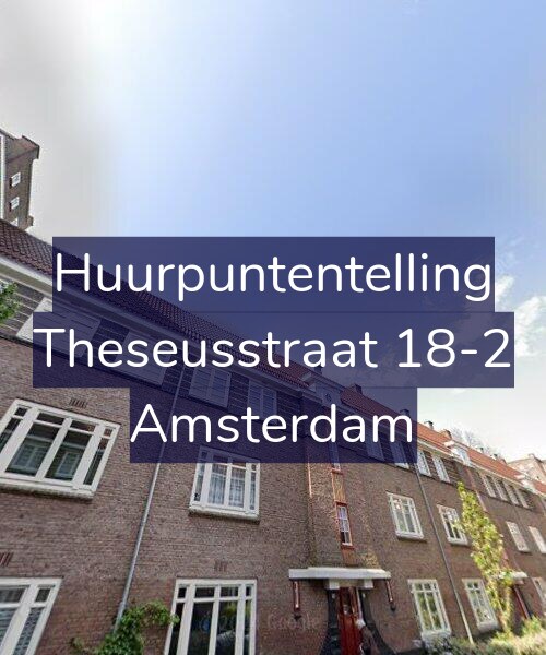 Foto gevel Huurpuntentelling voor Theseusstraat 18-2, Amsterdam