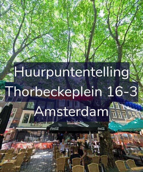 Foto gevel Huurpuntentelling voor Thorbeckeplein 16-3, Amsterdam