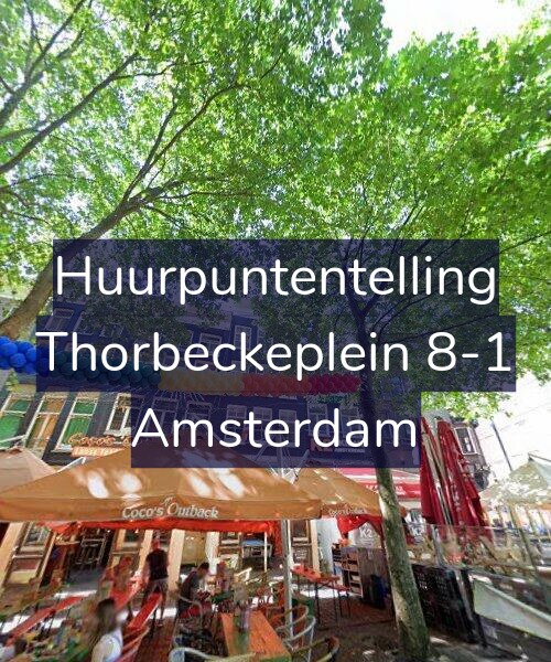 Foto gevel Huurpuntentelling voor Thorbeckeplein 8-1, Amsterdam