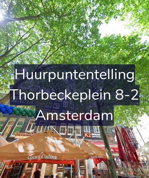 Foto gevel Huurpuntentelling voor Thorbeckeplein 8-2, Amsterdam