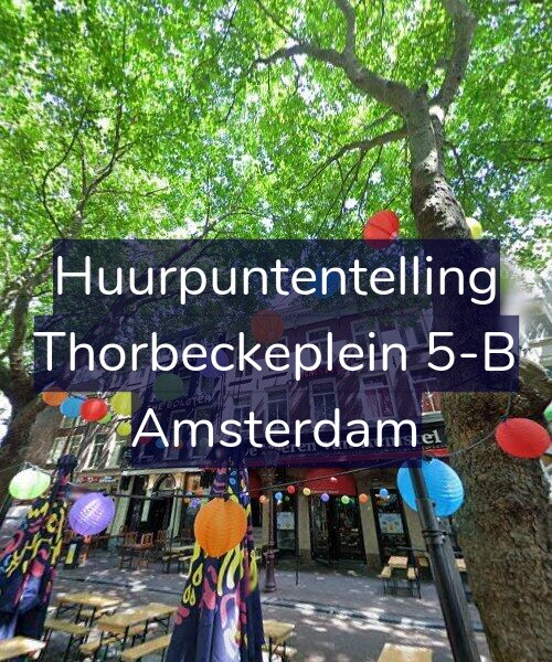Foto gevel Huurpuntentelling voor Thorbeckeplein 5-B, Amsterdam