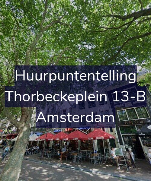 Foto gevel Huurpuntentelling voor Thorbeckeplein 13-B, Amsterdam
