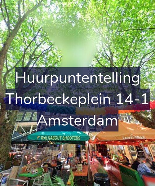 Foto gevel Huurpuntentelling voor Thorbeckeplein 14-1, Amsterdam