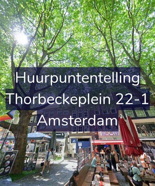 Foto gevel Huurpuntentelling voor Thorbeckeplein 22-1, Amsterdam
