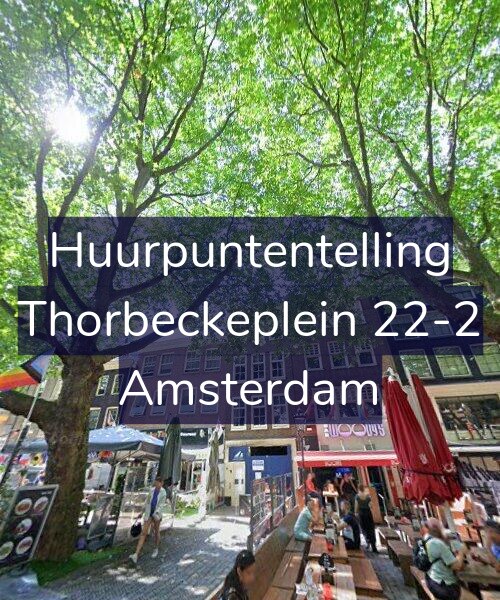 Foto gevel Huurpuntentelling voor Thorbeckeplein 22-2, Amsterdam