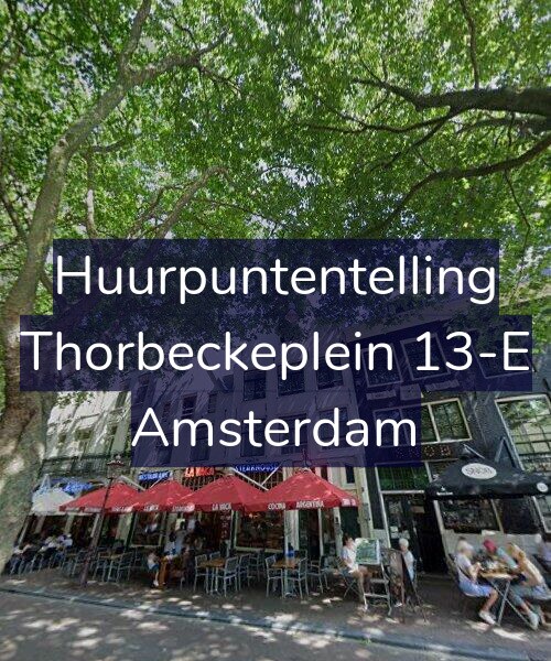 Foto gevel Huurpuntentelling voor Thorbeckeplein 13-E, Amsterdam