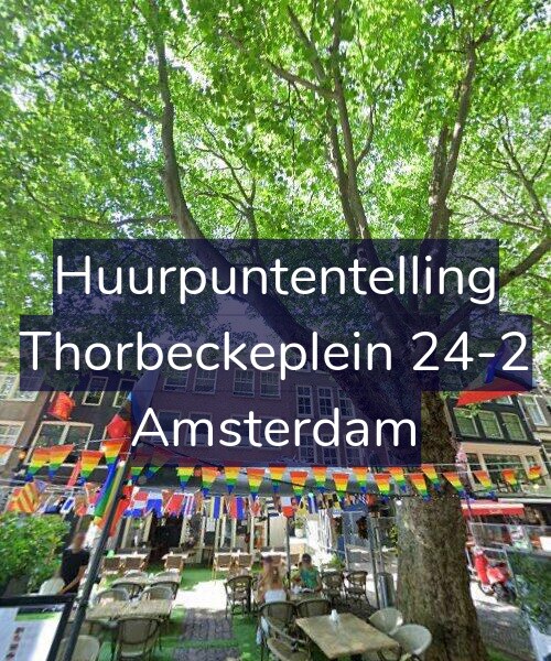 Foto gevel Huurpuntentelling voor Thorbeckeplein 24-2, Amsterdam