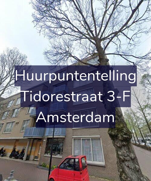 Foto gevel Huurpuntentelling voor Tidorestraat 3-F, Amsterdam