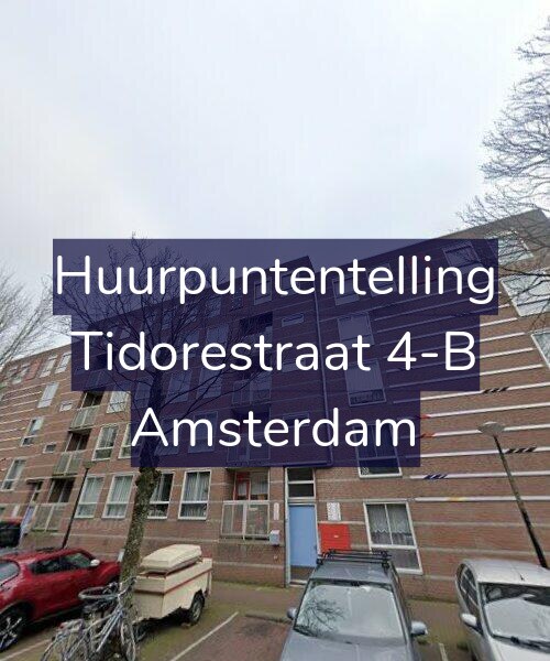 Foto gevel Huurpuntentelling voor Tidorestraat 4-B, Amsterdam