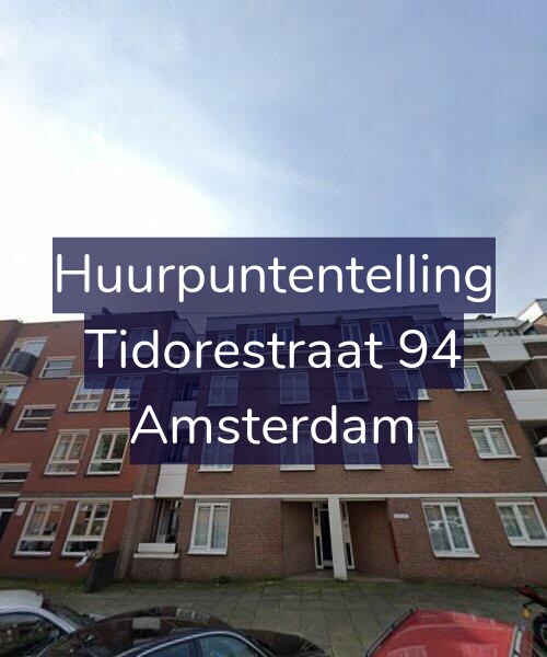 Foto gevel Huurpuntentelling voor Tidorestraat 94, Amsterdam