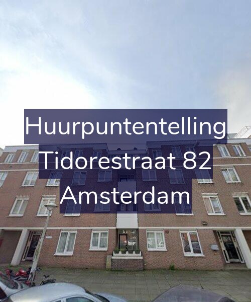 Foto gevel Huurpuntentelling voor Tidorestraat 82, Amsterdam