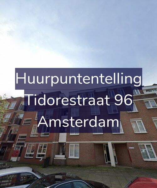 Foto gevel Huurpuntentelling voor Tidorestraat 96, Amsterdam