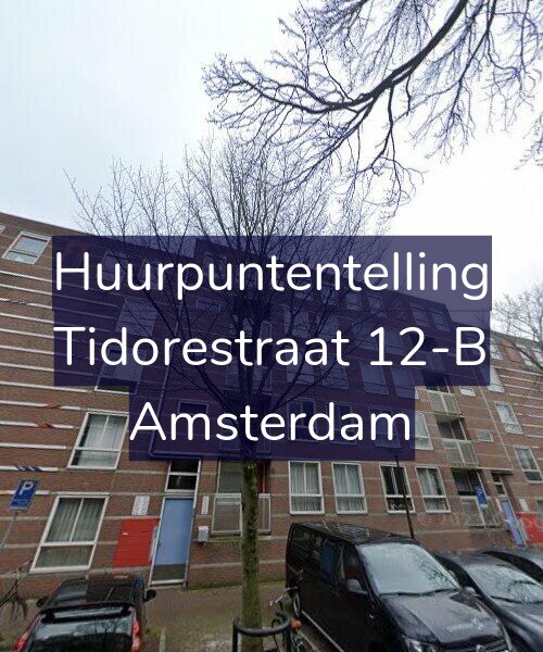 Foto gevel Huurpuntentelling voor Tidorestraat 12-B, Amsterdam