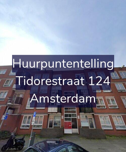 Foto gevel Huurpuntentelling voor Tidorestraat 124, Amsterdam