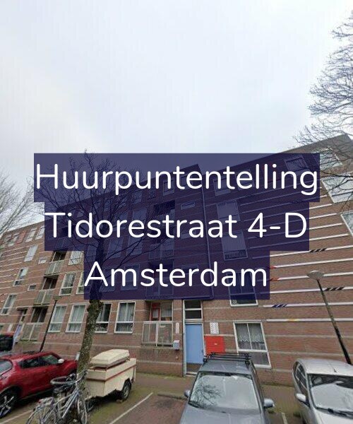 Foto gevel Huurpuntentelling voor Tidorestraat 4-D, Amsterdam