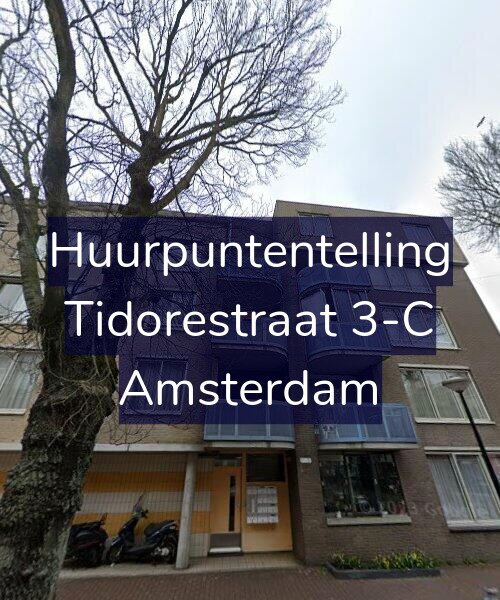Foto gevel Huurpuntentelling voor Tidorestraat 3-C, Amsterdam
